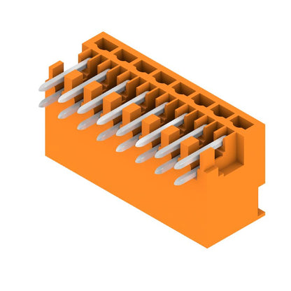1727880000 - 3.5mm 16-Pole Orange PCB Male Header Connector  (Pack of 60)
