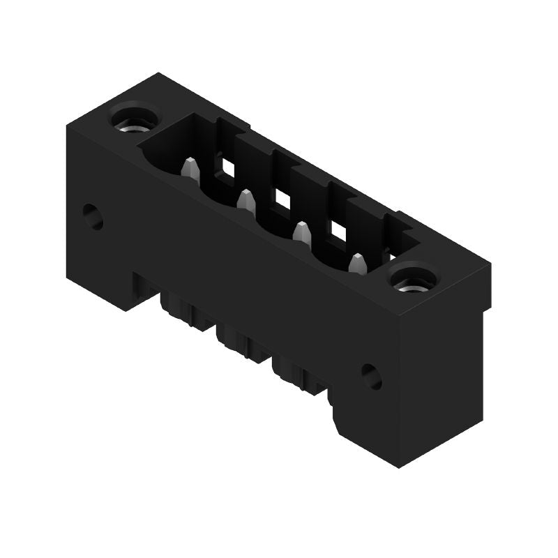 1830100000 - 5.08mm 4-Pole Male PCB Connector with Flange, 180° Angle  (Pack of 60)