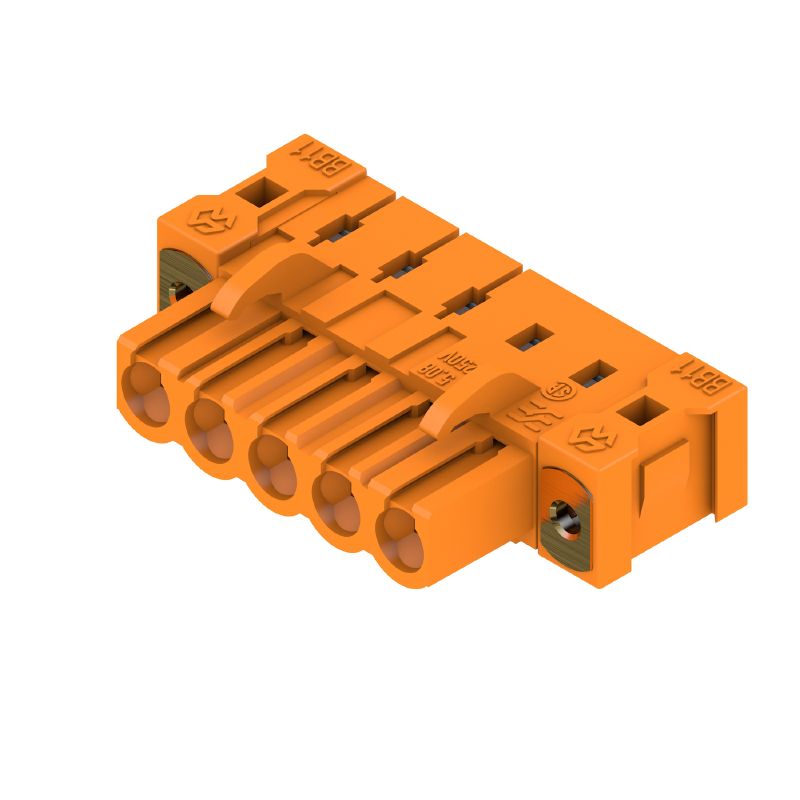 1843780000 - 5-Pole 5.08mm Female PCB Connector with 3.2mm Pins  (Pack of 48)