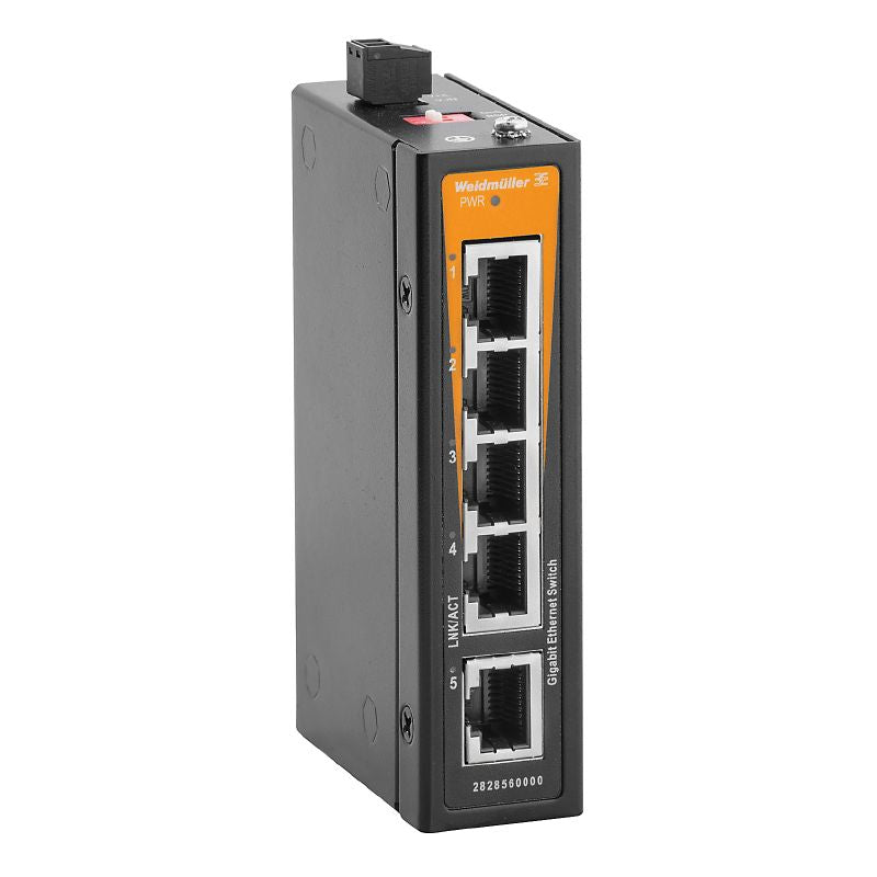 2828560000 - 5-Port Unmanaged Gigabit Ethernet Network Switch, IP40 Compliance