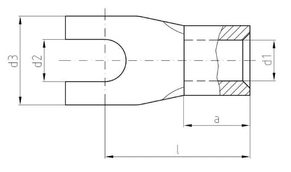 1492710000 - RoHS Certified 16 mm² Cable Lug for Terminal Ends  (Pack of 50)