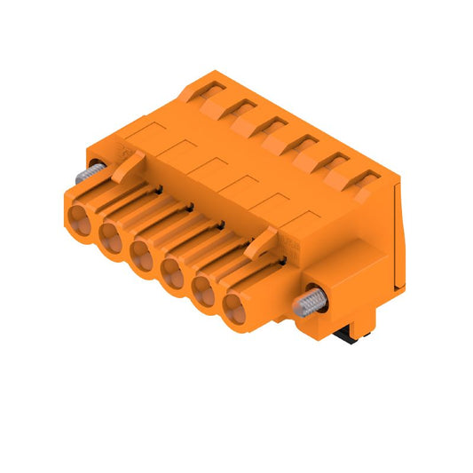2506810000 - 5.08mm 6-Pole Female PCB Connector with 270° Push-In Design  (Pack of 42)