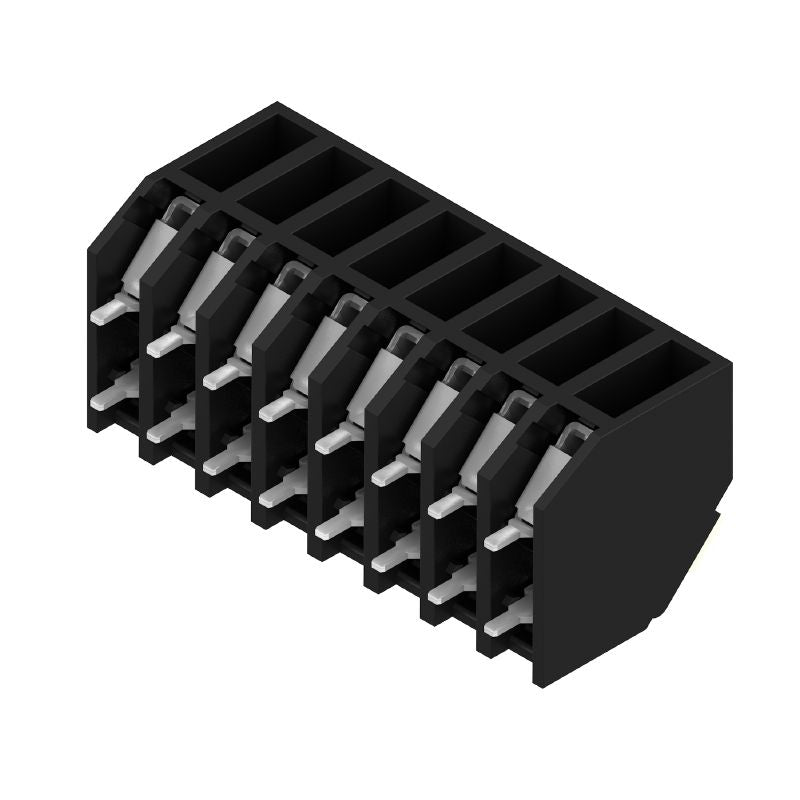 1885470000 - 3.81mm PCB Terminals, 8 Poles, 135° Angle, Black  (Pack of 17)