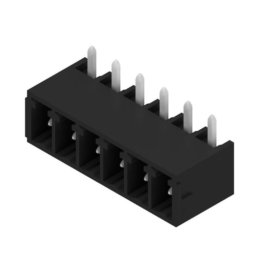 1037920000 - 6-Pole PCB Male Header Connector with 270° Elbow Design  (Pack of 50)