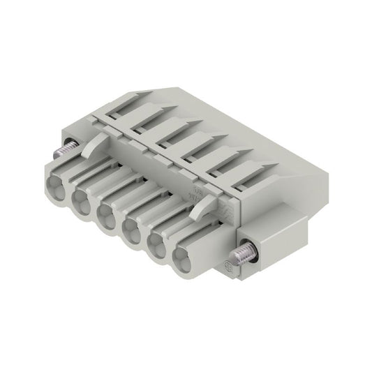 2615510000 - 5.08mm Female PCB Connector with 6 Poles & Clamping Yoke  (Pack of 42)