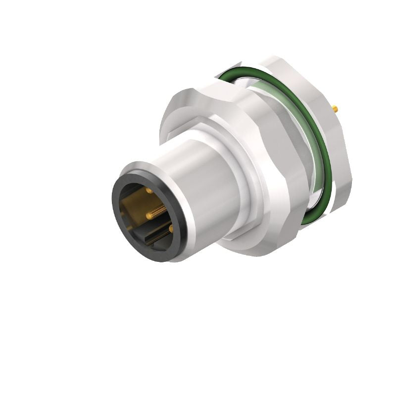 2422400000 - IP67 M12 Plug Connector, 4-Pole, M16 Thread, 250V Rated  (Pack of 10)