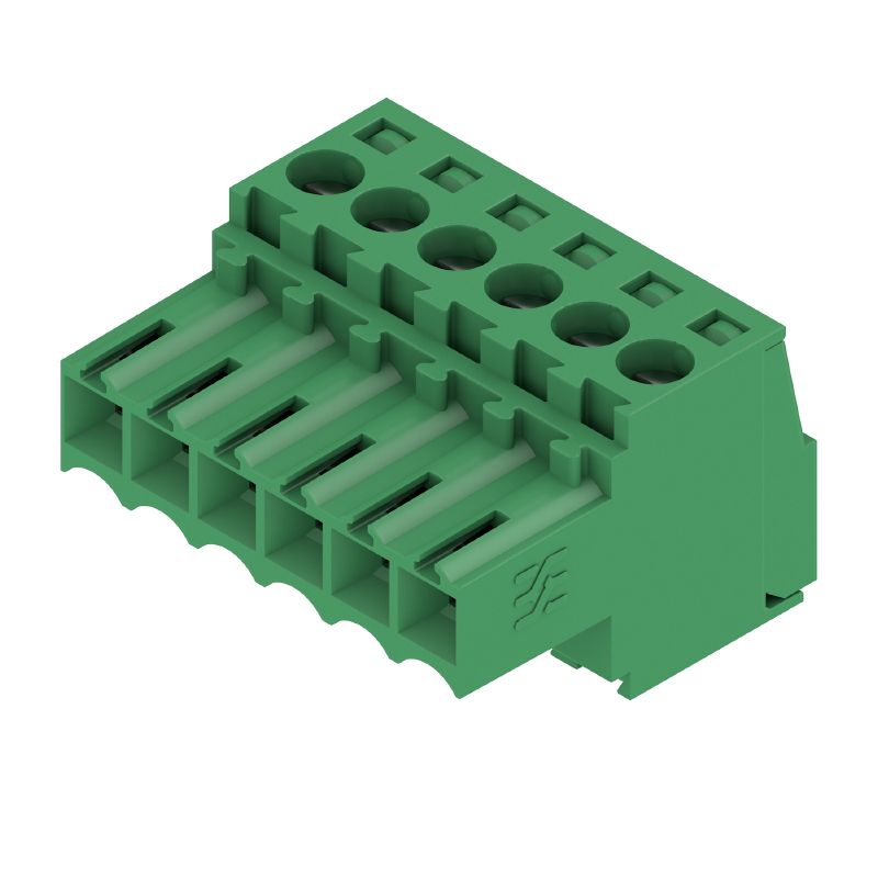 1599430000 - 3.50mm 6-Pole Female PCB Connector, 180° Clamping  (Pack of 84)