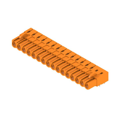 1648450000 - 16-Pole 5.08mm Female PCB Connector with THT Solder Pins  (Pack of 18)