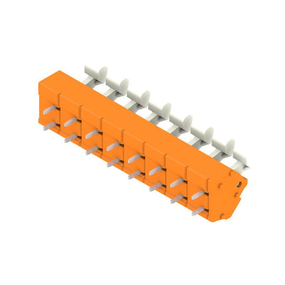 1953070000 - 7.5mm PCB Terminal with 8 Poles, Tension Clamp, Orange  (Pack of 100)
