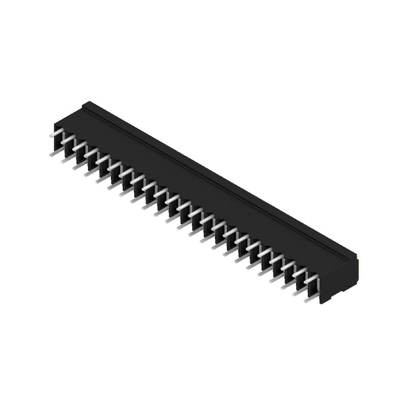 1871000000 - Black 3.81mm PCB Terminals, 23 Poles, 180° Angle, RoHS  (Pack of 6)