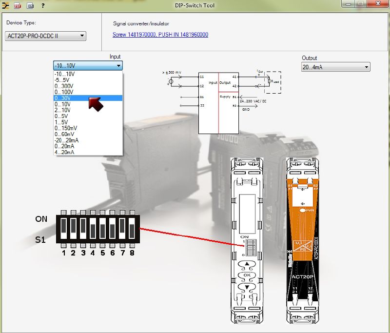2816690000 - Versatile DC Isolating Amplifier with Custom Voltage Supply