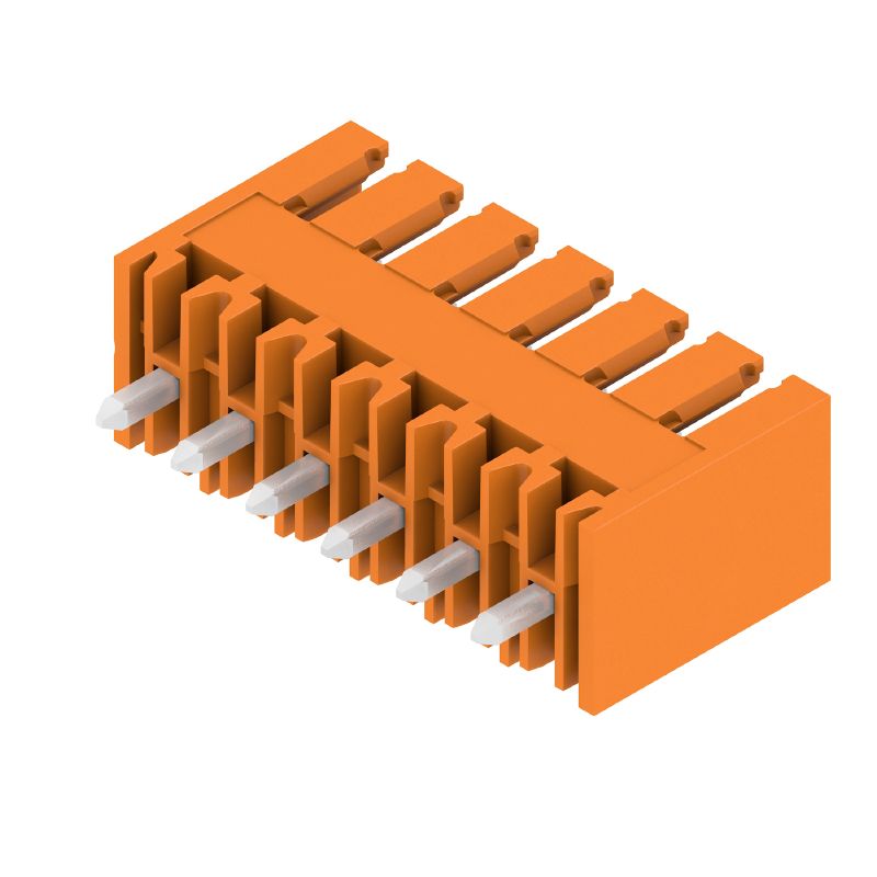 1604510000 - 3.50mm 6-Pole PCB Connector with 180° Elbow  (Pack of 50)