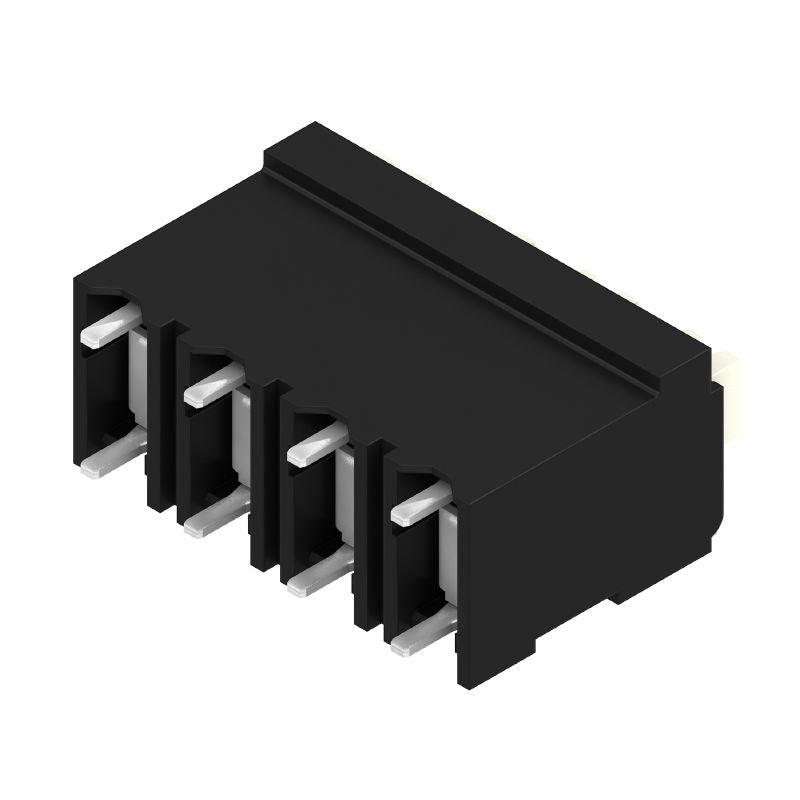 1870160000 - 5mm Pitch PCB Terminal Connector, 4 Poles, Black, 180° Angle  (Pack of 28)