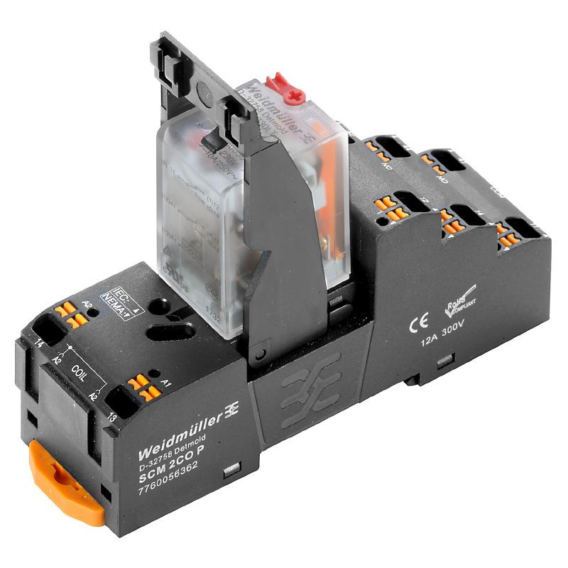 2576000000 - 115V AC D-Series Relay Module with 2 CO Contacts  (Pack of 10)
