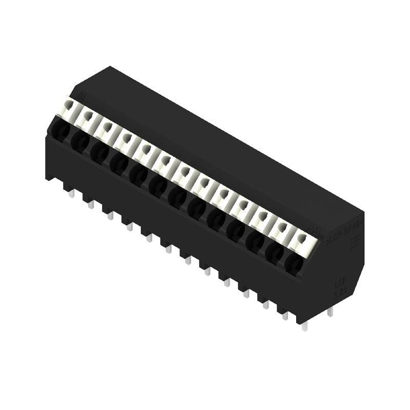 2087710000 - Black 13-Pole PCB Terminal, 3.81mm Pitch, 135° Pins  (Pack of 190)