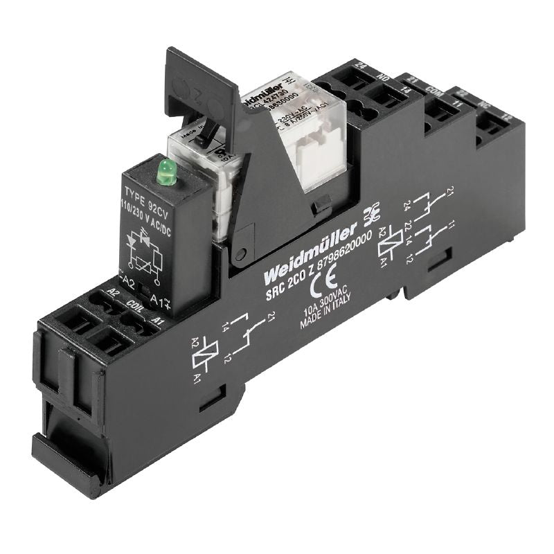 8798670000 - 230VAC Relay Module with 2 CO Contacts, 8A Continuous Current  (Pack of 10)
