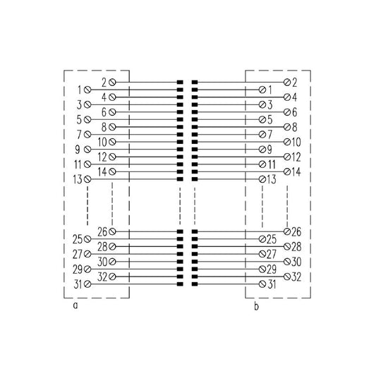 0577360000 - DIN 41612 Female Connector, 64-Pole, 144mm Depth
