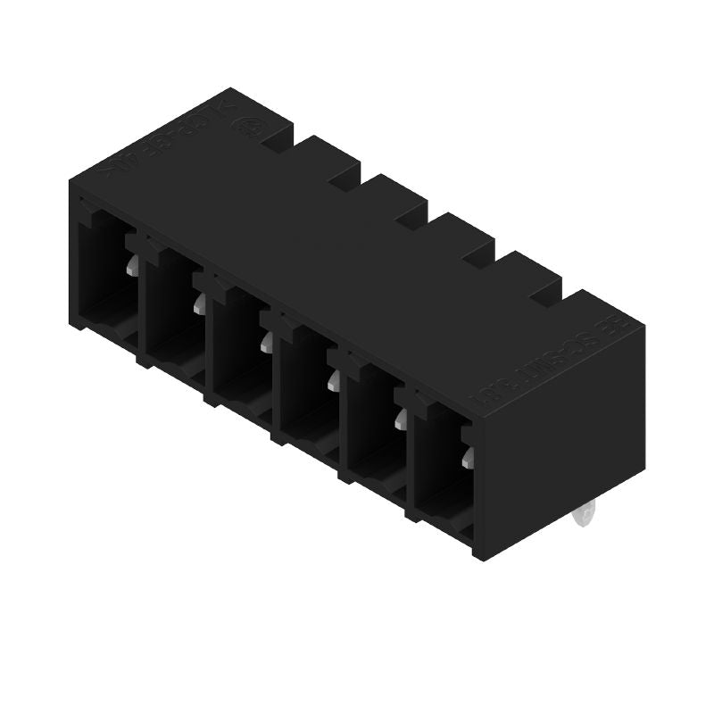 1862510000 - 3.81mm Pitch Male PCB Connector, 6 Poles, Black  (Pack of 50)