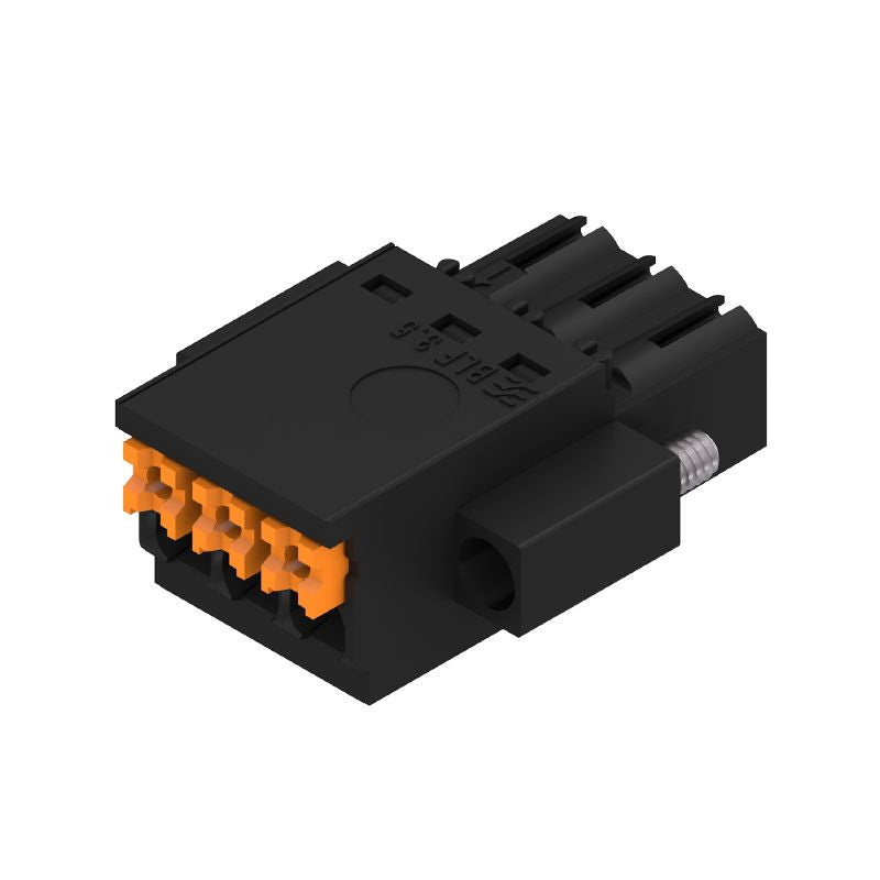 2459580000 - 3-Pole 3.50mm PCB Female Connector, 180° PUSH IN Design  (Pack of 102)