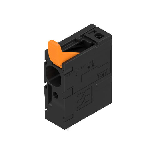 2471520000 - 7.50mm Black PCB Terminal, 5mm Solder Pin, Push-in Design  (Pack of 200)