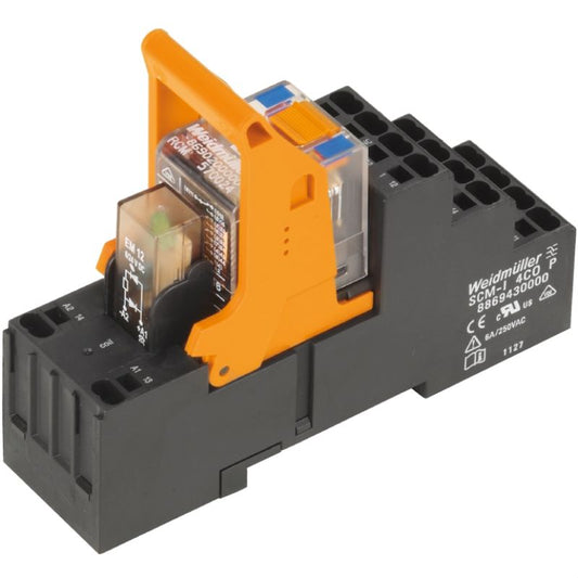 1292570000 - 24VDC Relay Module with Push-In Connection and LED Indicator  (Pack of 10)