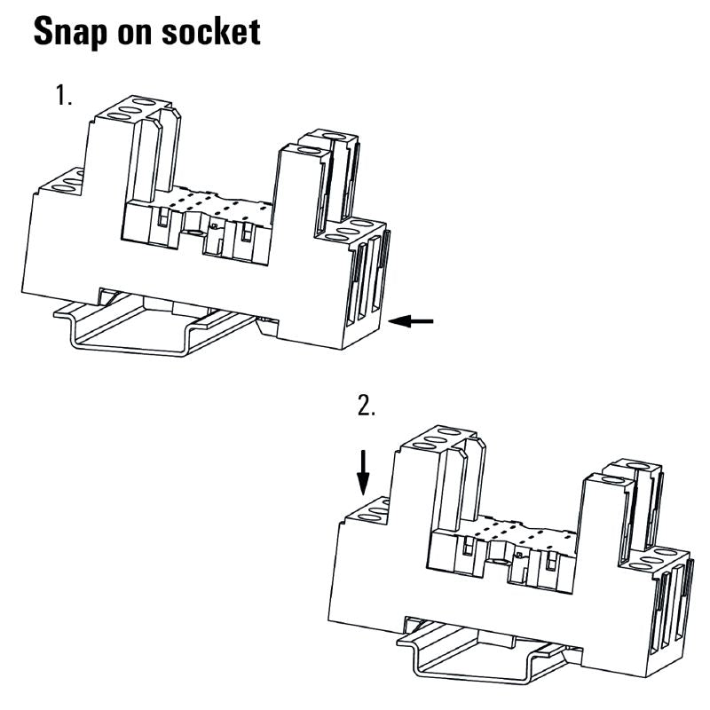 8869410000 - 10A Relay Socket with 3 CO Contacts, Screw Connection  (Pack of 10)