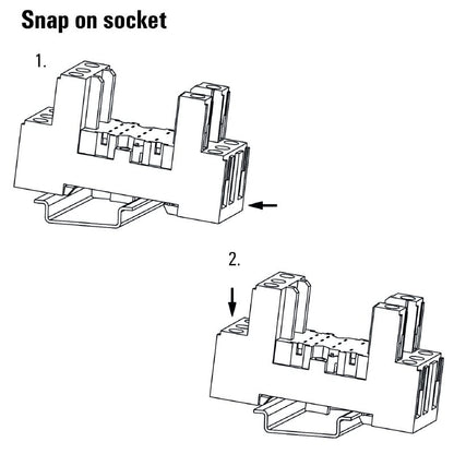 8869410000 - 10A Relay Socket with 3 CO Contacts, Screw Connection  (Pack of 10)