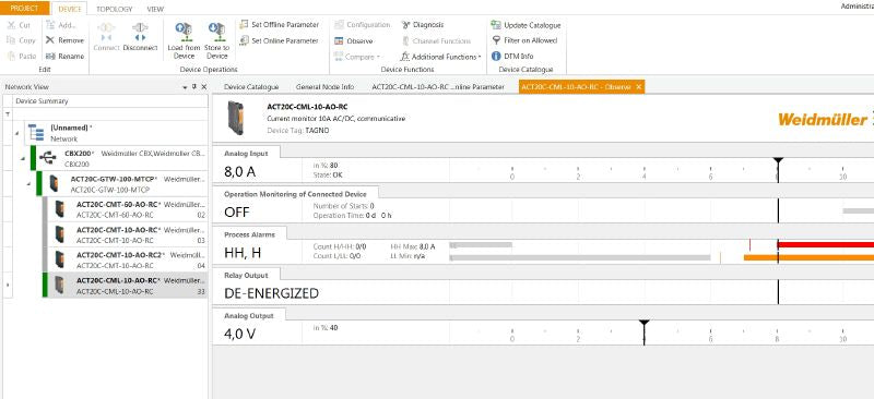 2044840000 - 10A AC/DC Current Meter with Adjustable Limit Monitoring