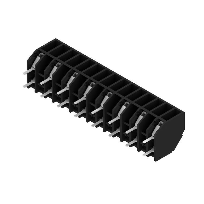 1886240000 - 7.62mm PCB Terminals, 8 Poles, 3.5mm Pins, Black  (Pack of 9)