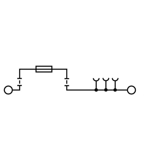 1162940000 - 2.5 mm² WMF Fuse Terminal for 6.3A Connections  (Pack of 50)