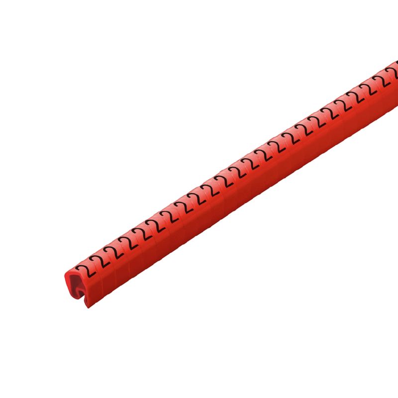 1568261509 - Red Cable Marker 4-10mm, 250 pcs, RoHS Compliant  (Pack of 250)