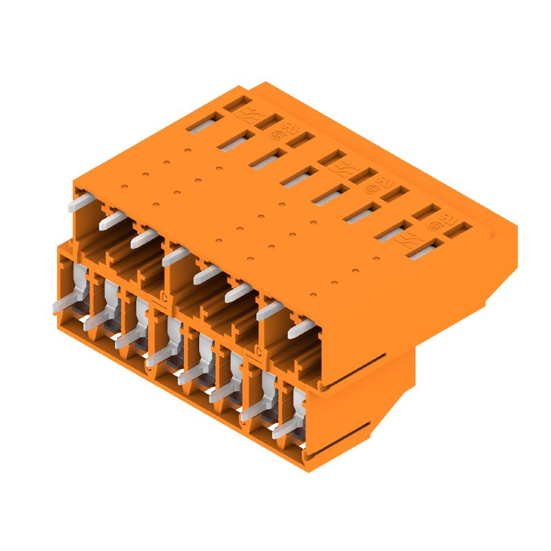 1977520000 - Orange PCB Terminal, 5.08mm, 16 Poles, 90-Degree Angle  (Pack of 20)