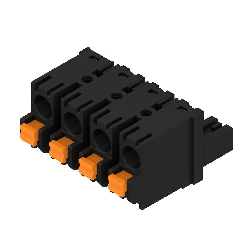 1043850000 - 7.62mm PCB Female Plug Connector, 4 Poles, 180° Angle  (Pack of 60)