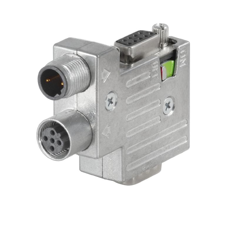2004300000 - Durable IP30 D-Sub 9-Pole Connector, 12 MBit/s Data Transmission