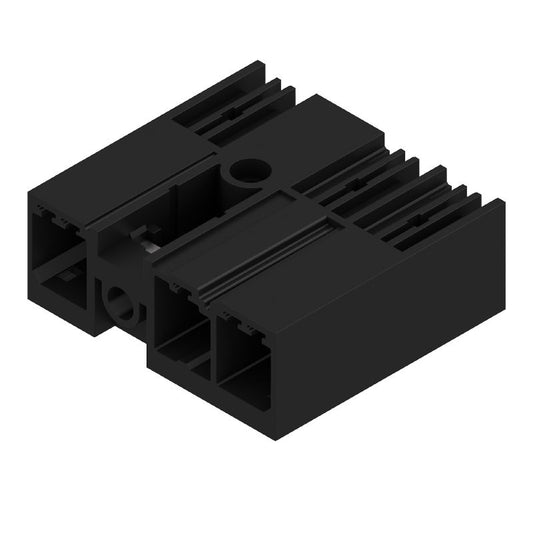 1048490000 - 7.62mm THT Male Header Connector, 3 Poles, Black Enclosed  (Pack of 60)