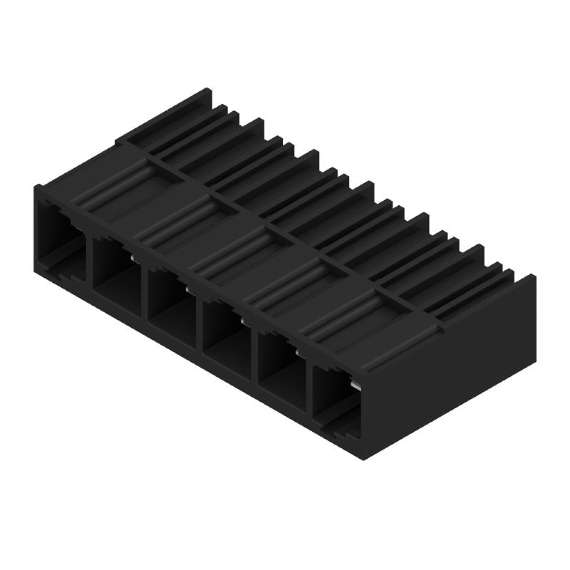 2496560000 - 10.16mm Male PCB Connector, 6 Poles, 90° Angle, Black Box  (Pack of 30)