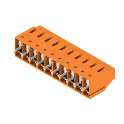 1001910000 - 5.08mm PCB Terminal, 10 Poles, 90° Connection, Tinned Orange  (Pack of 36)