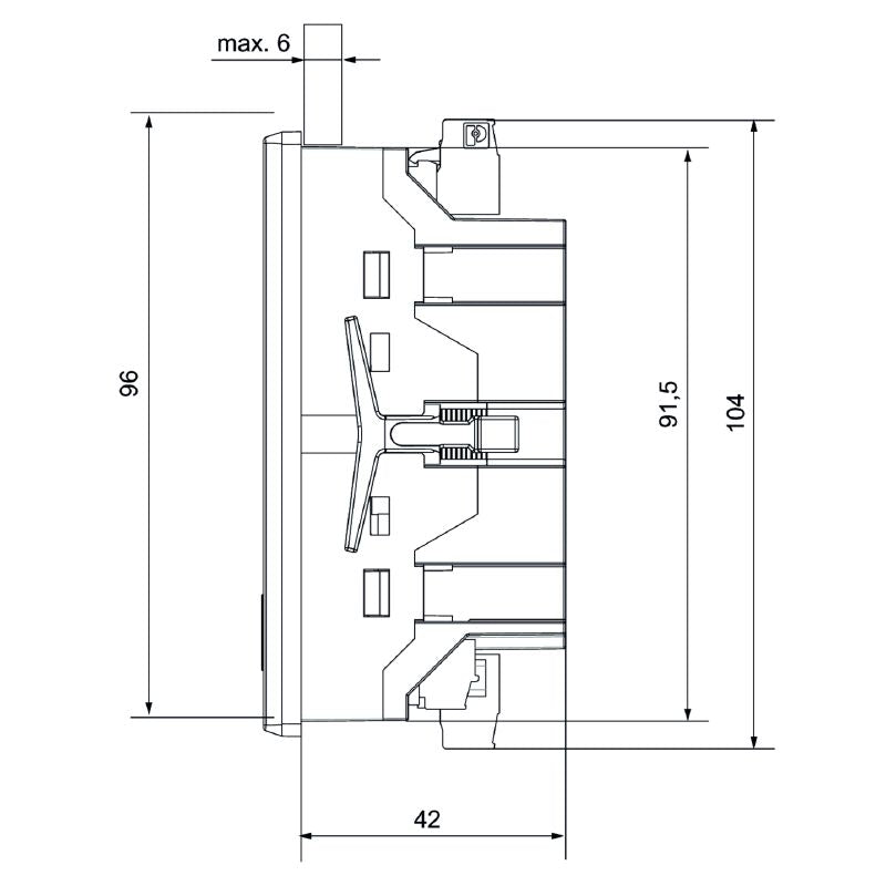 2500860000 - Compact 96mm ENERGY METER for Single & Three-Phase Measurement
