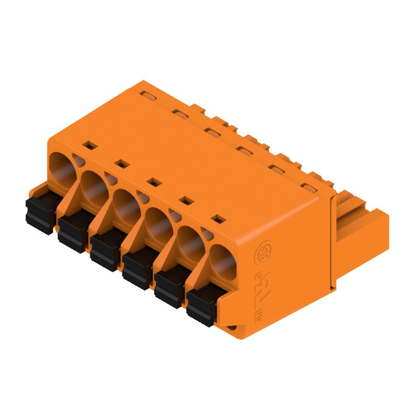 1013730000 - 5.08mm Female PCB Connector, 6 Poles, 180° Angle  (Pack of 60)