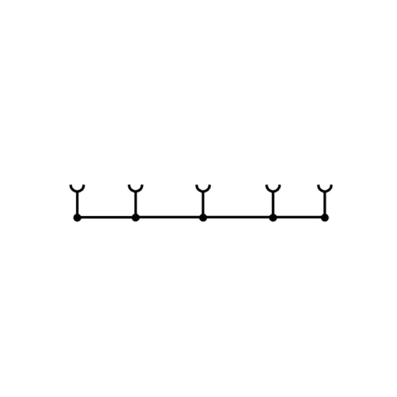 1815130000 - 2.5 mm² Dark Beige Feed-Through Terminal for Easy Installation  (Pack of 50)