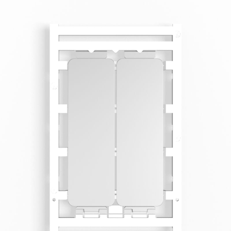1526130000 - Grey Polyamide Device Markers, 27 x 85 mm, with Adhesive Tape  (Pack of 20)