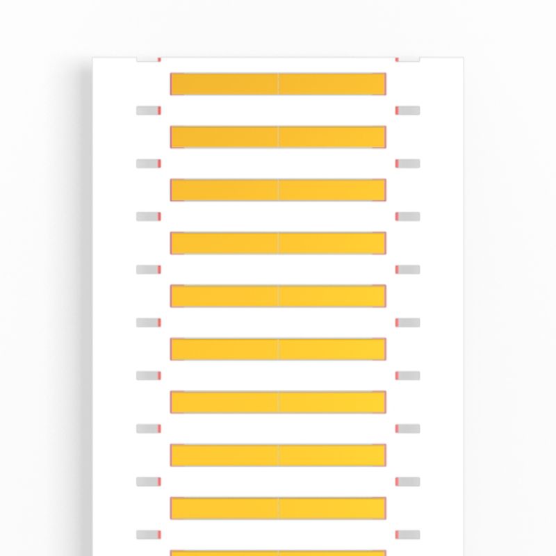 2437480000 - Yellow Cable Markers 25.4 x 4.2 mm, RoHS Compliant  (Pack of 2000)