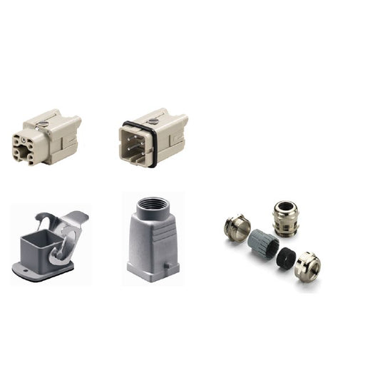 1802440000 - Heavy-Duty 4-Pole Connector Kit with IP65 Protection