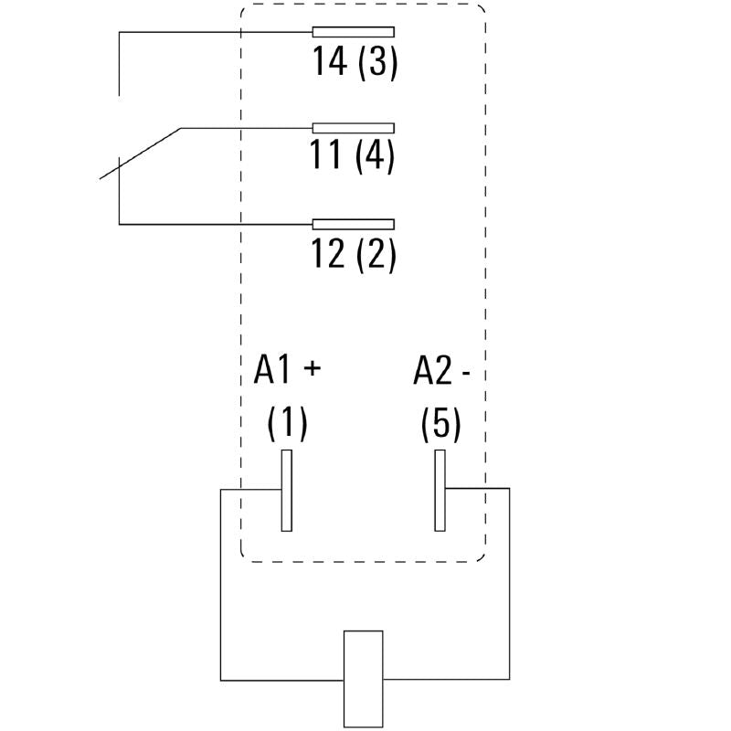 7760056298 - 48V DC DRI Relay with 10A Rating and Flat Blade Connections  (Pack of 20)