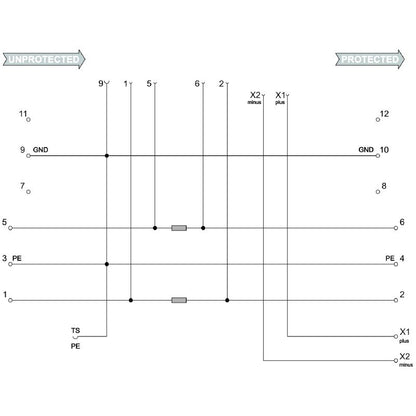 8951770000 - VSPC BASE for Two-Pair Cables with Remote Monitoring