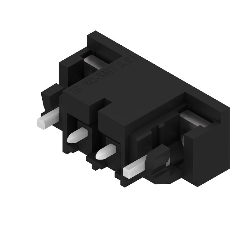 1864070000 - 3.81mm Male PCB Connector, 180° Elbow, Black Box  (Pack of 50)