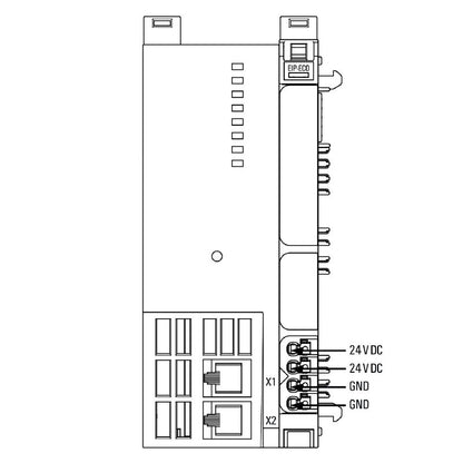 2799510000 - UR20 Fieldbus Coupler, IP20, Ethernet, 76mm Depth