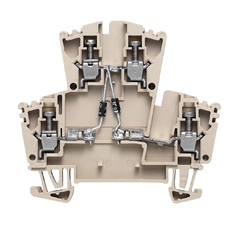 8014670000 - 2.5mm² Screw Terminal Block, 4 Connections, 400V  (Pack of 25)