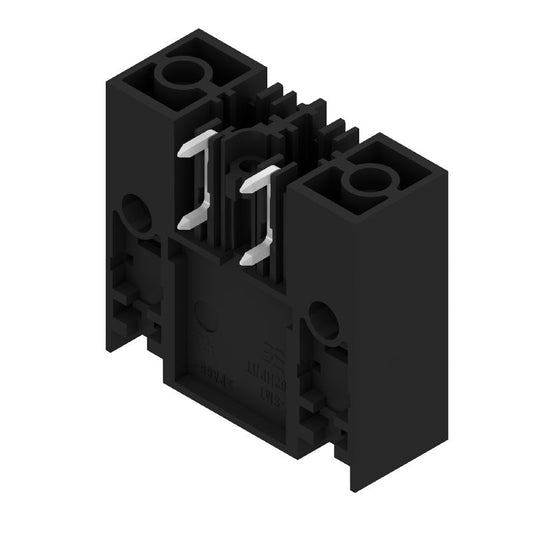 2499520000 - 7.62mm Black Male PCB Connector with Flange, 2 Poles  (Pack of 60)