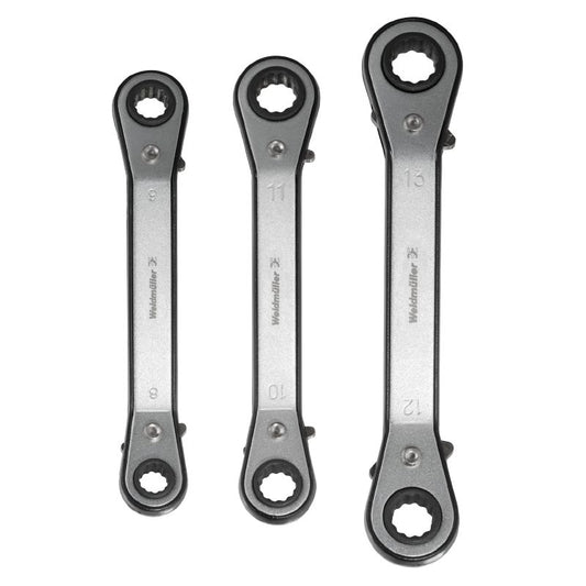 9041260000 - Versatile Ring Spanner Set with Slotted, Square & Philips Tools